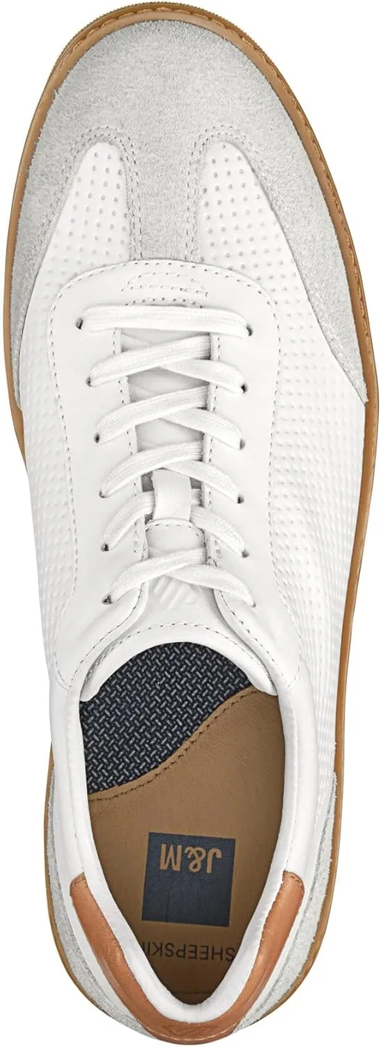 Johnston & Murphy McGuffey T-Toe Men’s Shoe – Men’s Fashion Dress Sneakers, Casual Leather Shoes for Men