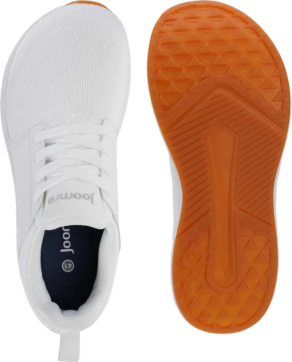 Joomra Men's Zero Drop Running Tennis Shoes | Slip on Walking Sneakers   Wide Toe Box