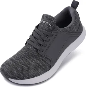 Joomra Men's Zero Drop Running Tennis Shoes | Slip on Walking Sneakers   Wide Toe Box