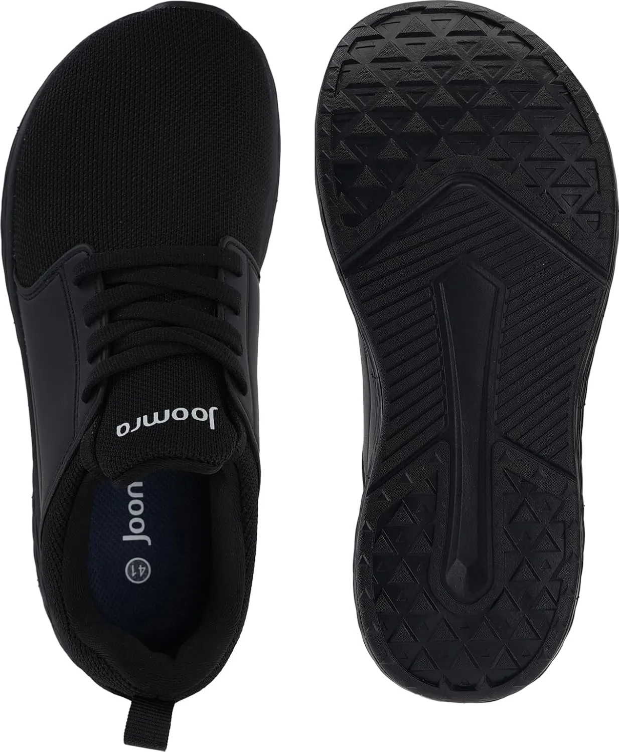 Joomra Men's Zero Drop Running Tennis Shoes | Slip on Walking Sneakers   Wide Toe Box