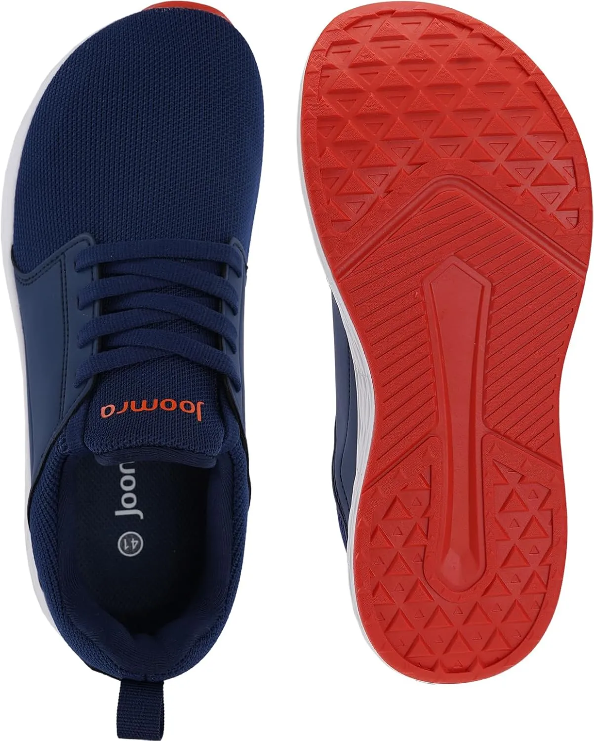 Joomra Men's Zero Drop Running Tennis Shoes | Slip on Walking Sneakers   Wide Toe Box