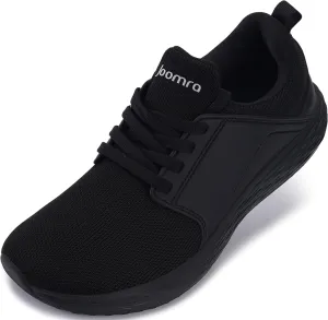Joomra Men's Zero Drop Running Tennis Shoes | Slip on Walking Sneakers   Wide Toe Box