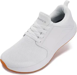 Joomra Men's Zero Drop Running Tennis Shoes | Slip on Walking Sneakers   Wide Toe Box