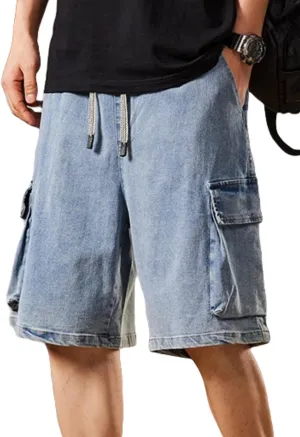 Jorts Men Baggy Y2k Hip Hop Shorts Cargo Shorts Y2k Skater Jeans Streetwear Jeans