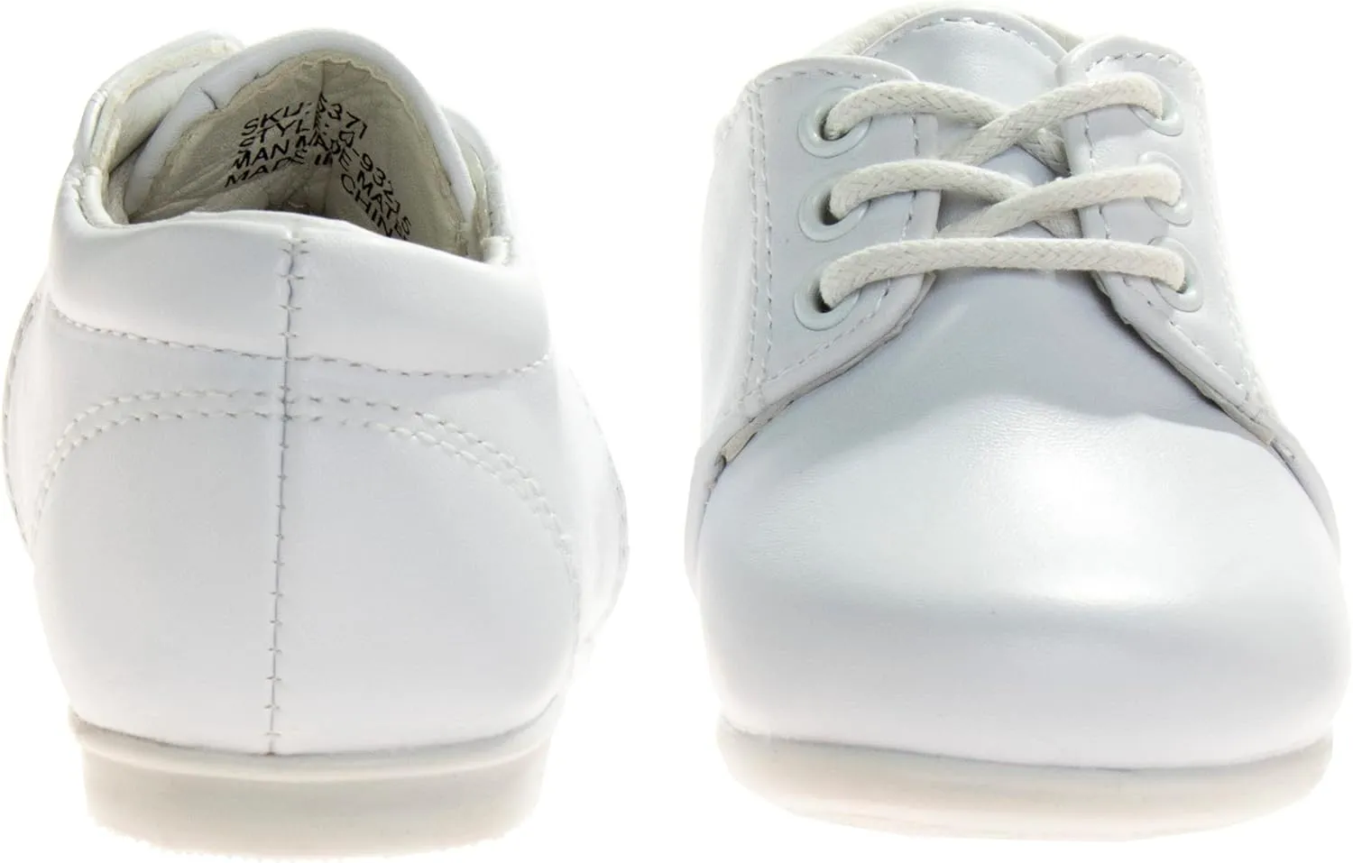 Josmo Baby Boy Girl First Walking Shoes Classic Boots Soft Leather Formal Crib Shoes Size Infant - Toddler
