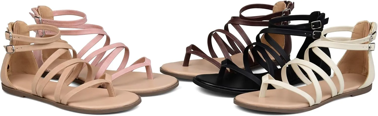 Journee Women's Comfort Foam Zailie Flat Sandals