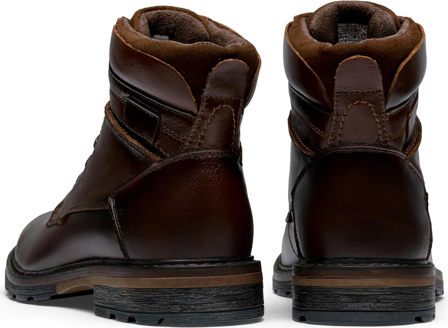 Jousen Mens Boots Casual Leather Boots for Men Chukka Fashion Men's Dress Boots