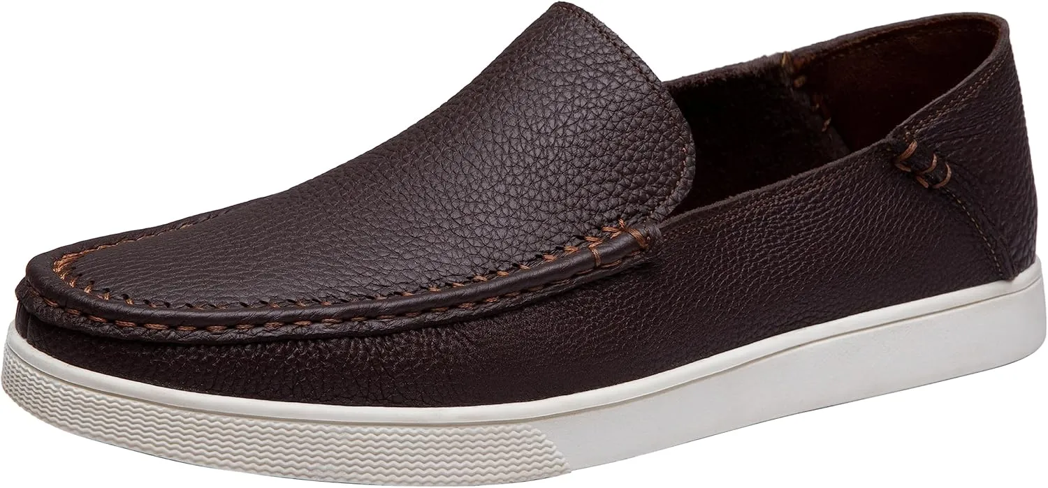Jousen Men's Loafers & Slip-ons Leather Mens Casual Shoes