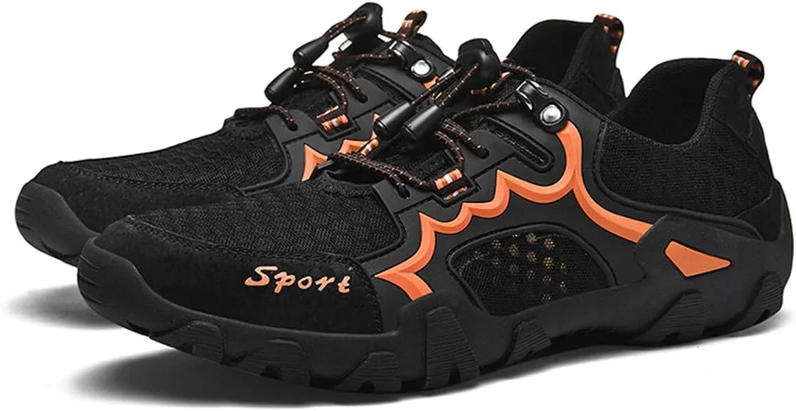 JOYVIP Men's Quick-Drying Swimming Aqua Beach Shoes Lightweight Mesh Hiking Sneakers