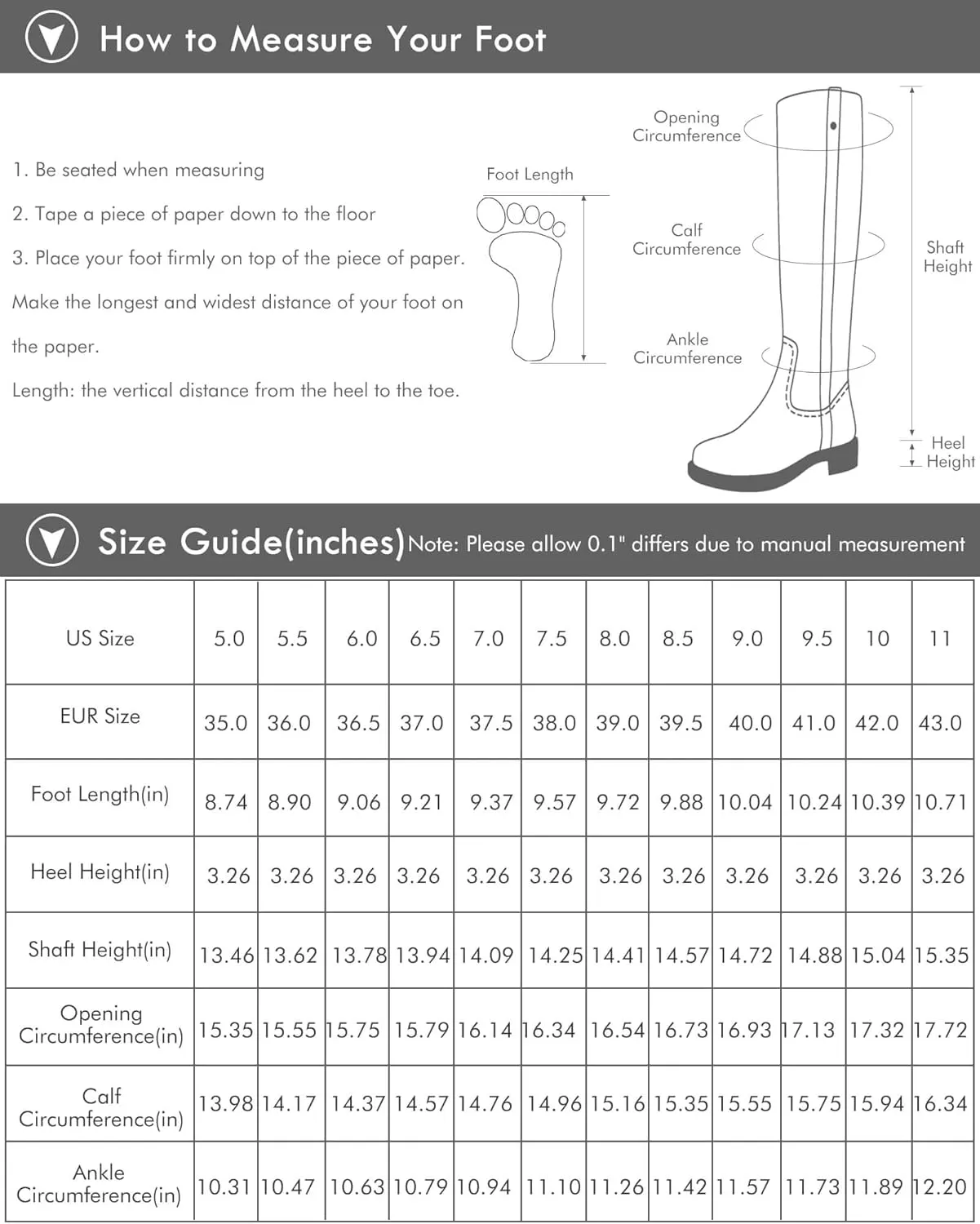 Juliet Holy Women's Knee High Boots Stacked Block Heel Wide Calf Closed Pointed Toe Riding Boots