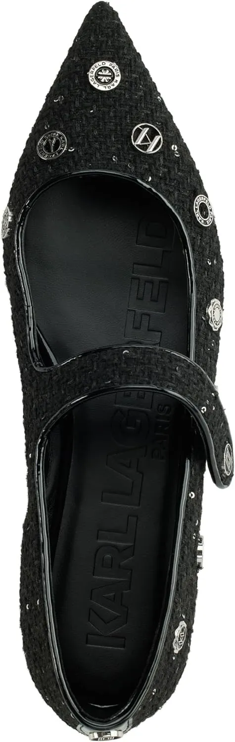 KARL LAGERFELD womens Vicci Everyday Mary Jane Flat