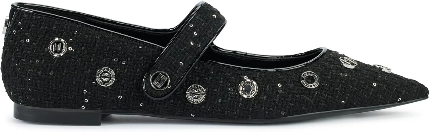 KARL LAGERFELD womens Vicci Everyday Mary Jane Flat