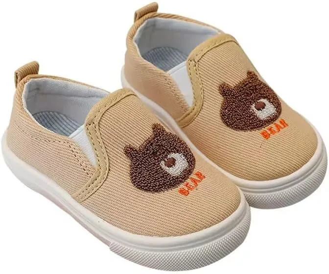 Kid Boy Girl Breathable Cartoon Canvas Shoes for Outdoor School Sport Running Walking