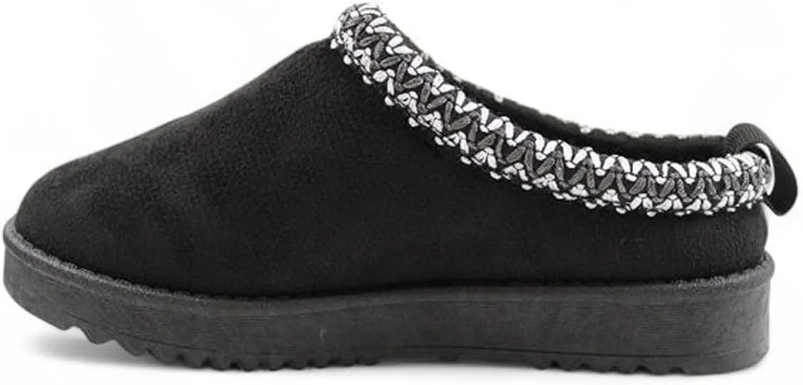 Kids & Girls Mini Low Ankle Boot Fur Lined Warm Slipper Shoes
