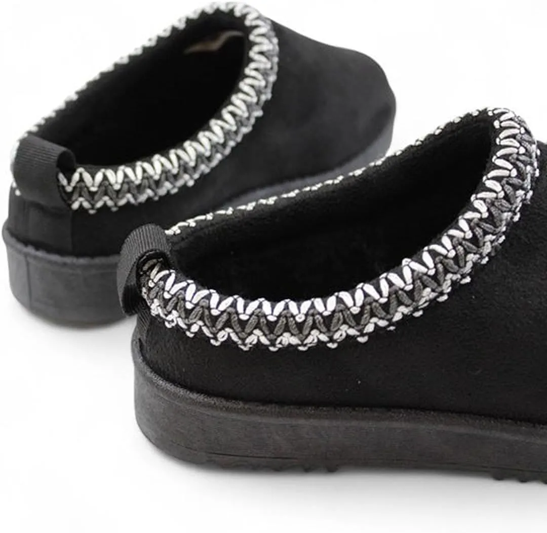 Kids & Girls Mini Low Ankle Boot Fur Lined Warm Slipper Shoes