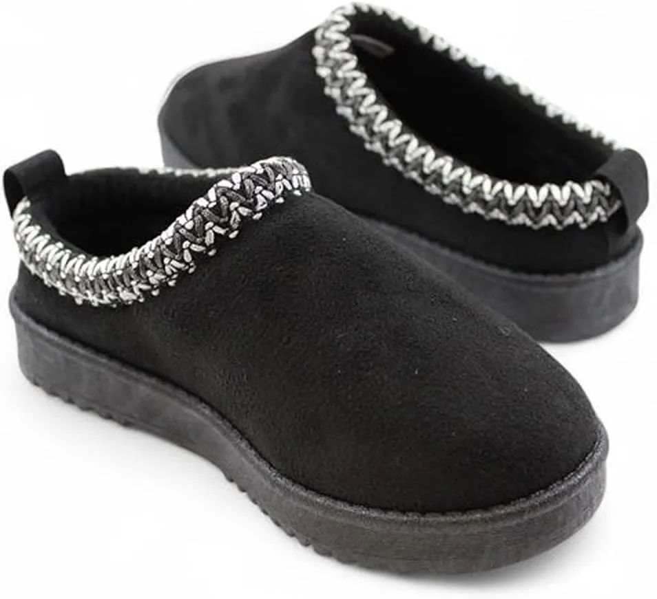 Kids & Girls Mini Low Ankle Boot Fur Lined Warm Slipper Shoes