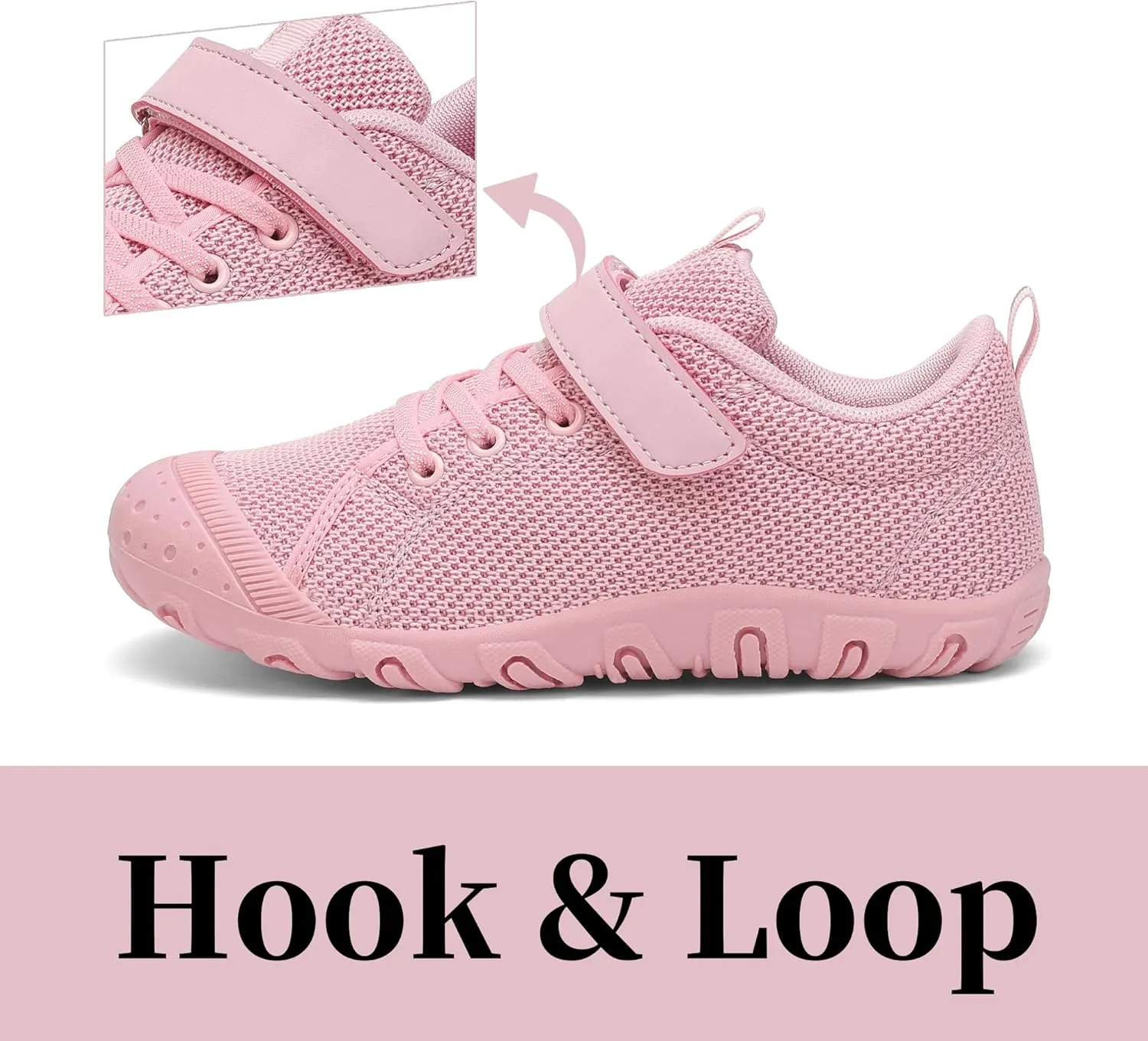 Kids Barefoot Shoes Anti-Collision Girls Boys Sneakers Slip on Running Hiking Tennis Shoes for Toddler/Little/Big Kid