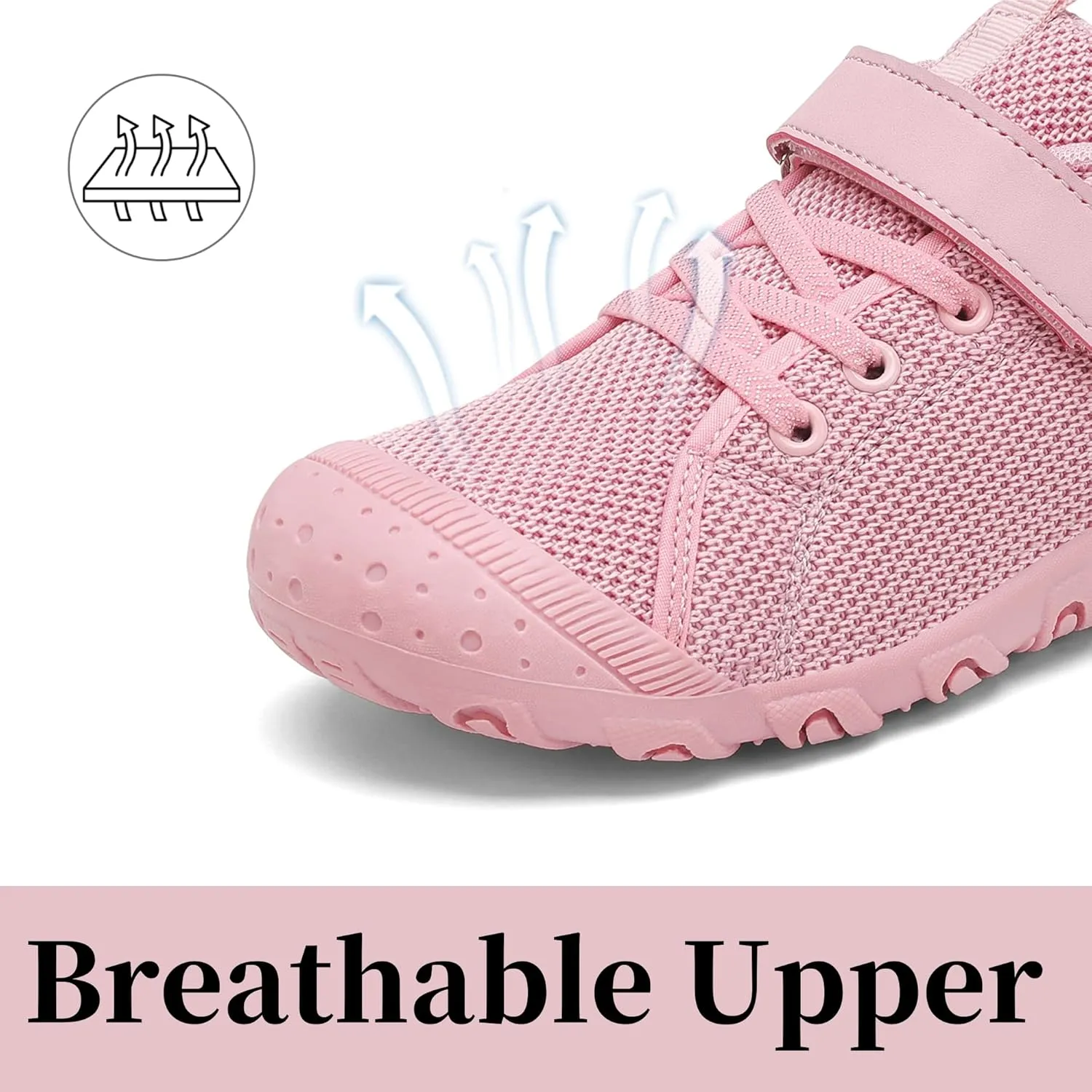 Kids Barefoot Shoes Anti-Collision Girls Boys Sneakers Slip on Running Hiking Tennis Shoes for Toddler/Little/Big Kid