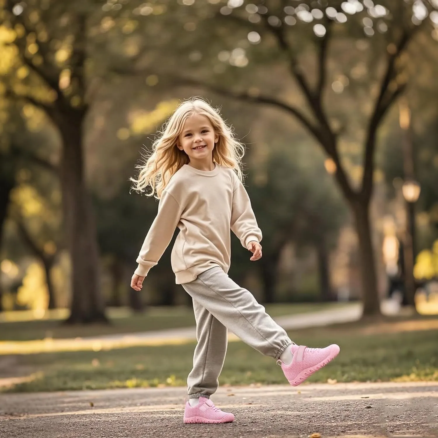 Kids Barefoot Shoes Anti-Collision Girls Boys Sneakers Slip on Running Hiking Tennis Shoes for Toddler/Little/Big Kid