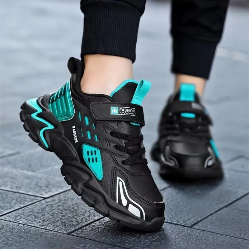 Kids Boy Fashion Comfortable Walking Sneakers for Sport Running Cycling Hiking School