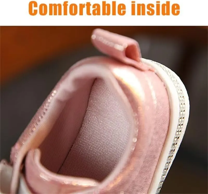 Kids Girl Fashion Lovely Bowknot Casual Sneakers for Outdoor Running Walking Travel School