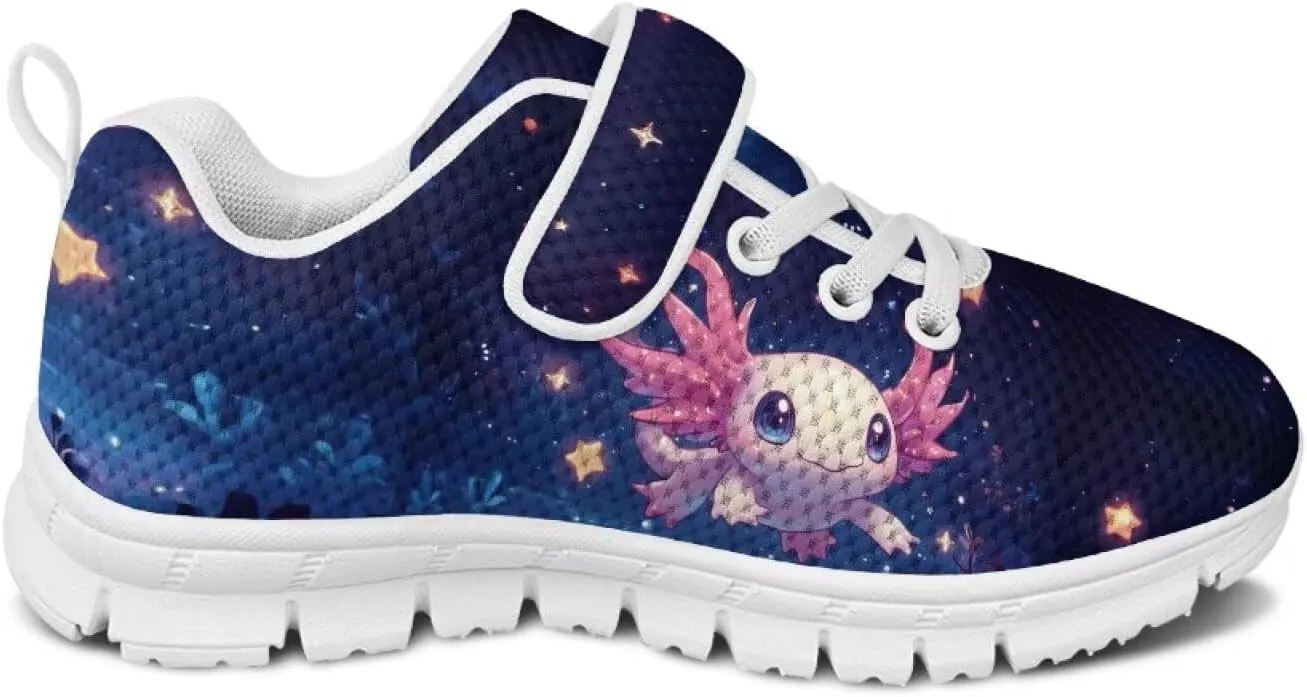Kids Slip On Sneakers for Girls Soft Lightweight Athletic Tennis Shoes