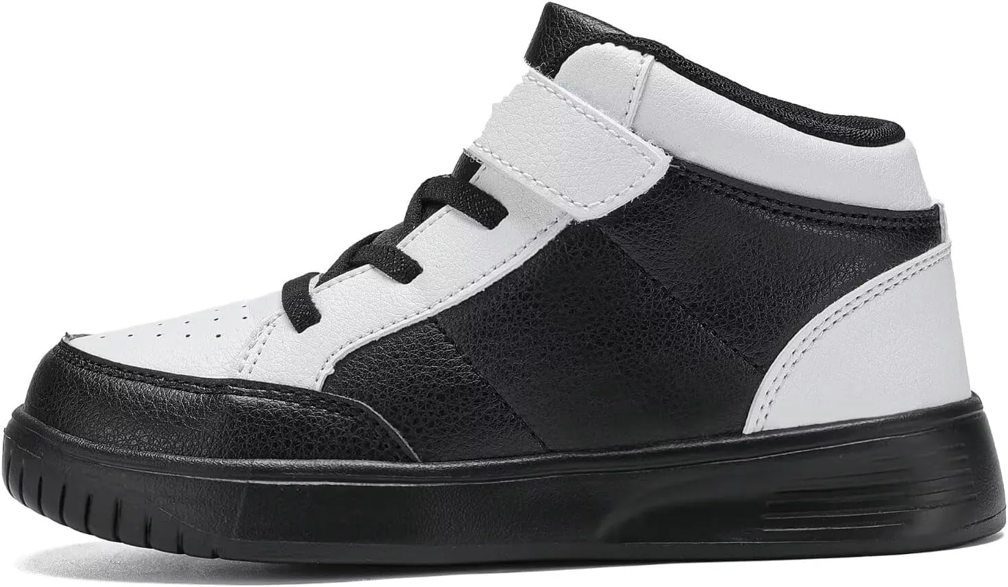 Kids Sneakers Boys Running Shoes Girls High Top Casual Lightweight Classic Adjustable Strap Sneakers