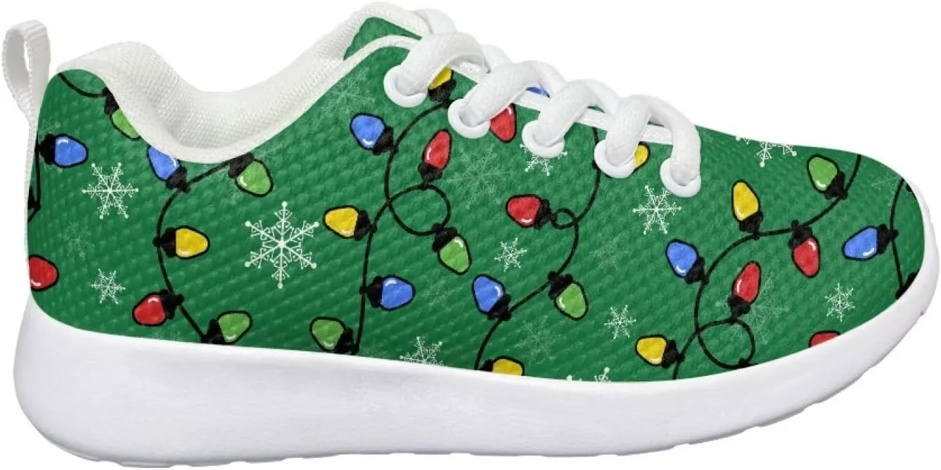 Kids Sneakers Running Shoes Boys Girls Primary School Students Sport Shoes Lace-Up Shoes Non-Slip Walking Tennis Sneaker for Children |Big Kids Black US 11-5