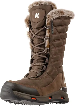 Korkers Women's South Lake Winter Boots - Extra Cozy and Waterproof - Includes Interchangeable TrailTrac Sole