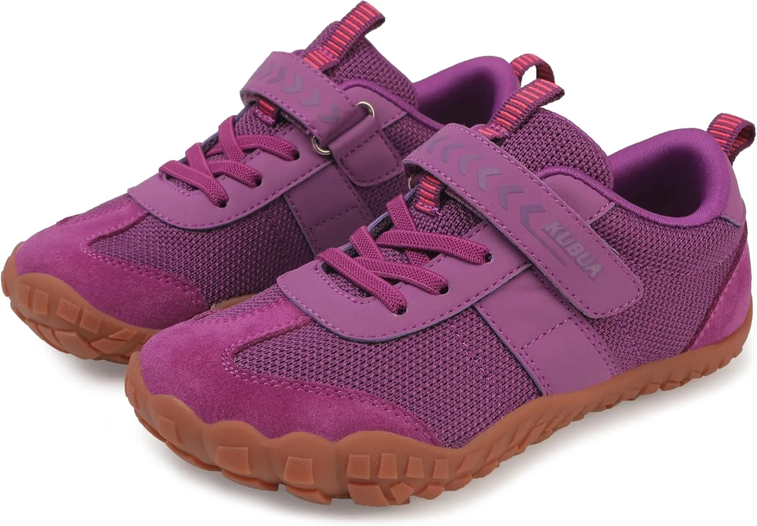 KUBUA Boys Girls Sneakers Kids Barefoot Shoes Comfort Anti-Slip Walking Shoes for Indoor Outdoor Toddler Little Big Kid