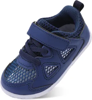 L-RUN Toddler Sneakers Boys Girls Barefoot Summer Walking Shoes Toddler Boy Tennis Shoes Mesh Lightweight
