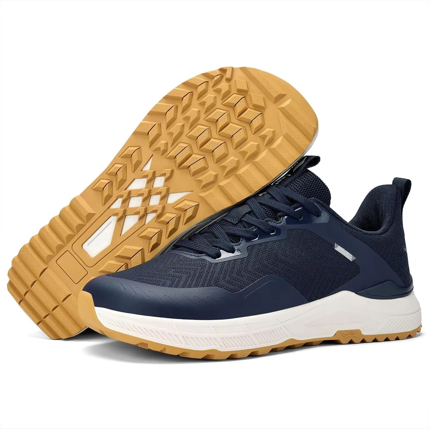 Lamincoa Wide Men's Sneakers Walking Tennis Shoes Trail Running Shoe Outdoor Hiking Sneaker