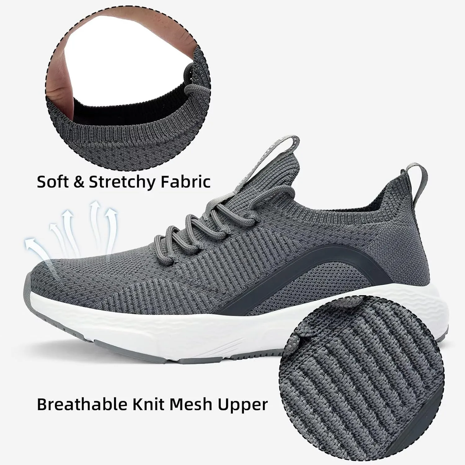 Lamincoa Women's Running Shoes Slip on Walking Sneaker Lightweight Tennis Shoes Casual Athletic Sneakers for Outdoor Gym Workout