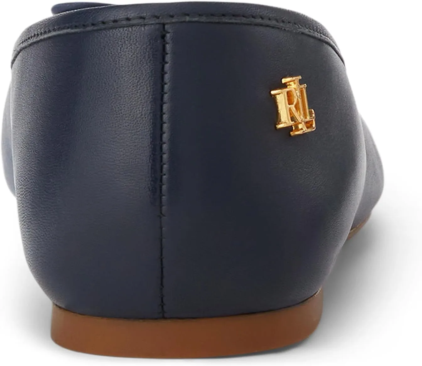 Lauren Ralph Lauren Women's Jayna Nappa Leather Flat Ballet