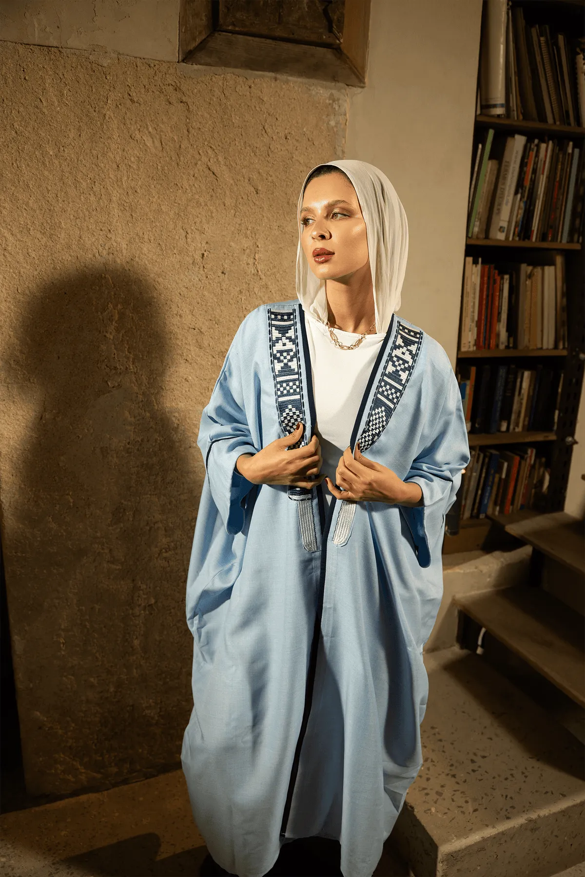 Light Blue One Size Kimono