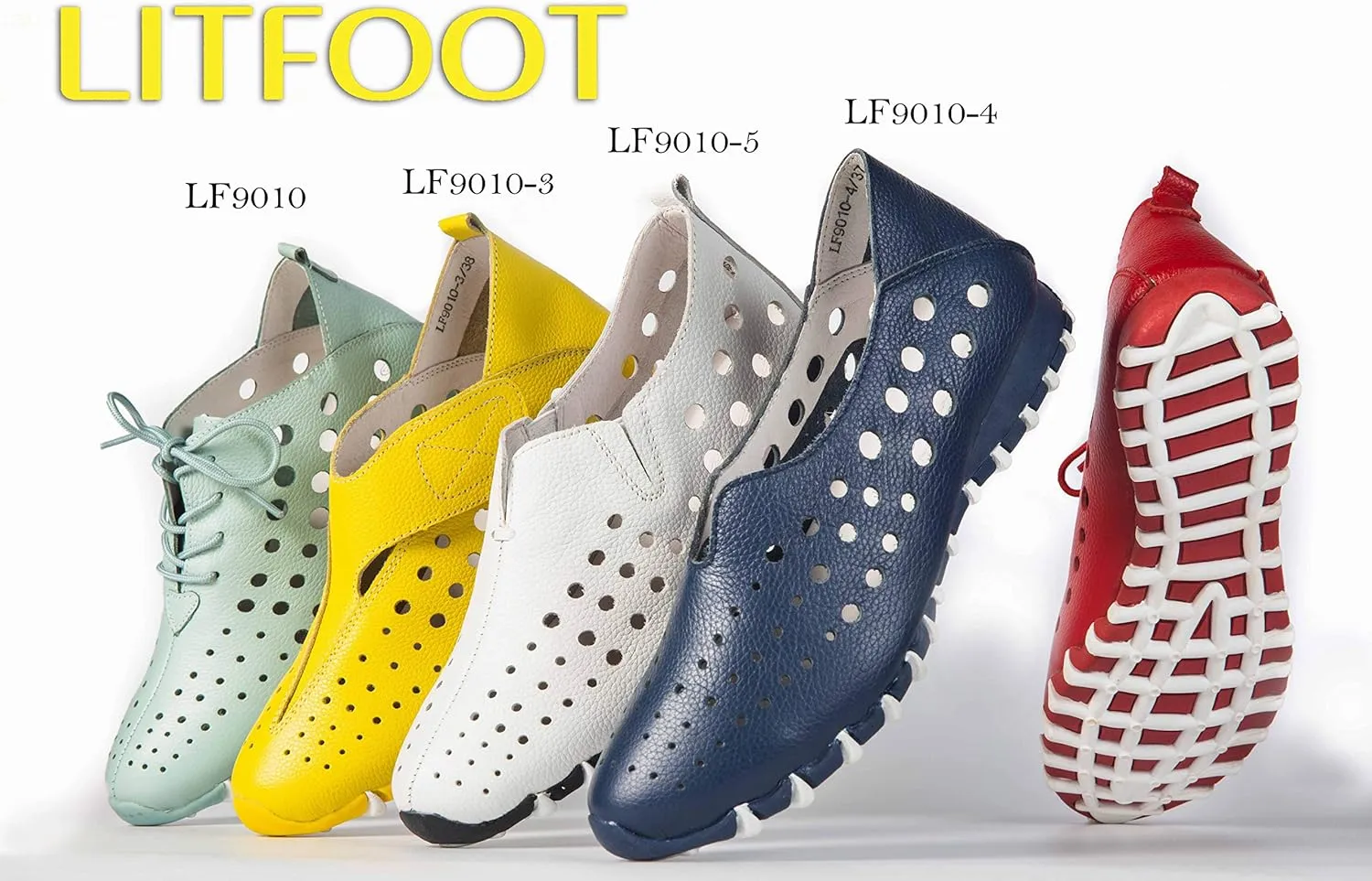 LITFOOT LF9010 Comfy Women's Leather Shoes