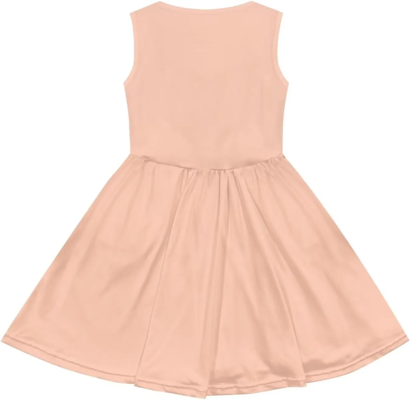 Little Girl Sleeveless Dress Comfy Sundress with Pockets for Kids Girls 4-14 Years Old