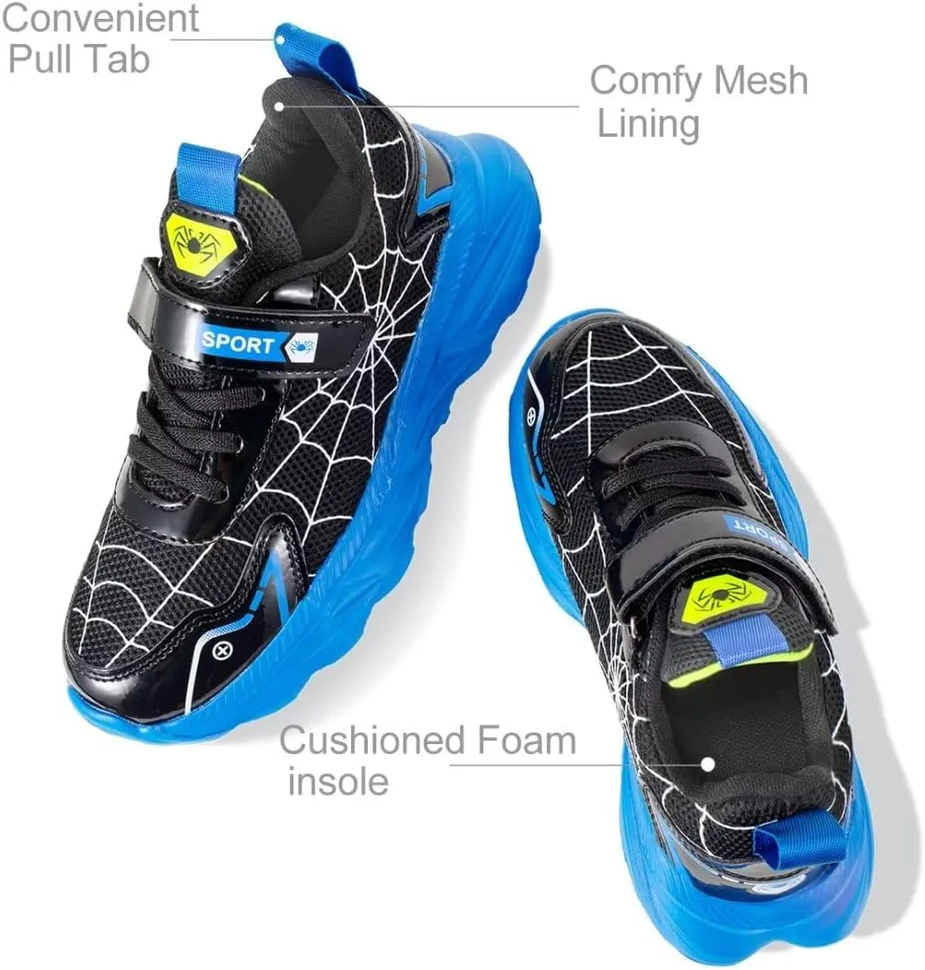 Little/Big Kids Boys Girls Sneakers Lightweight Running Tennis Shoes Breathable Sport Athletic Walking Non-Slip Outdoor Training Shoes