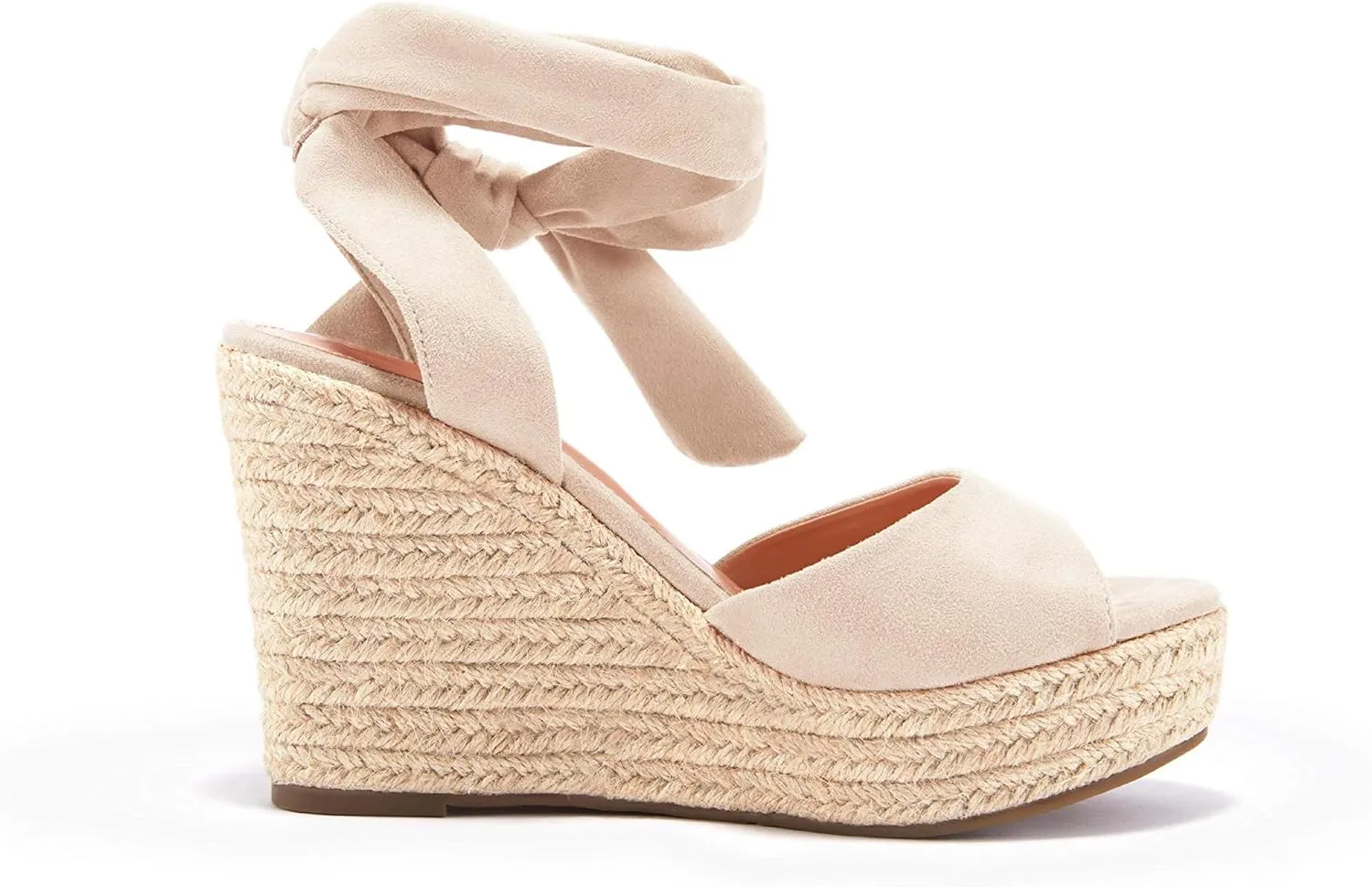 Liyuandian Womens Platform Espadrille Wedges Open Toe High Heel Sandals with Ankle Strap Buckle Up Shoes