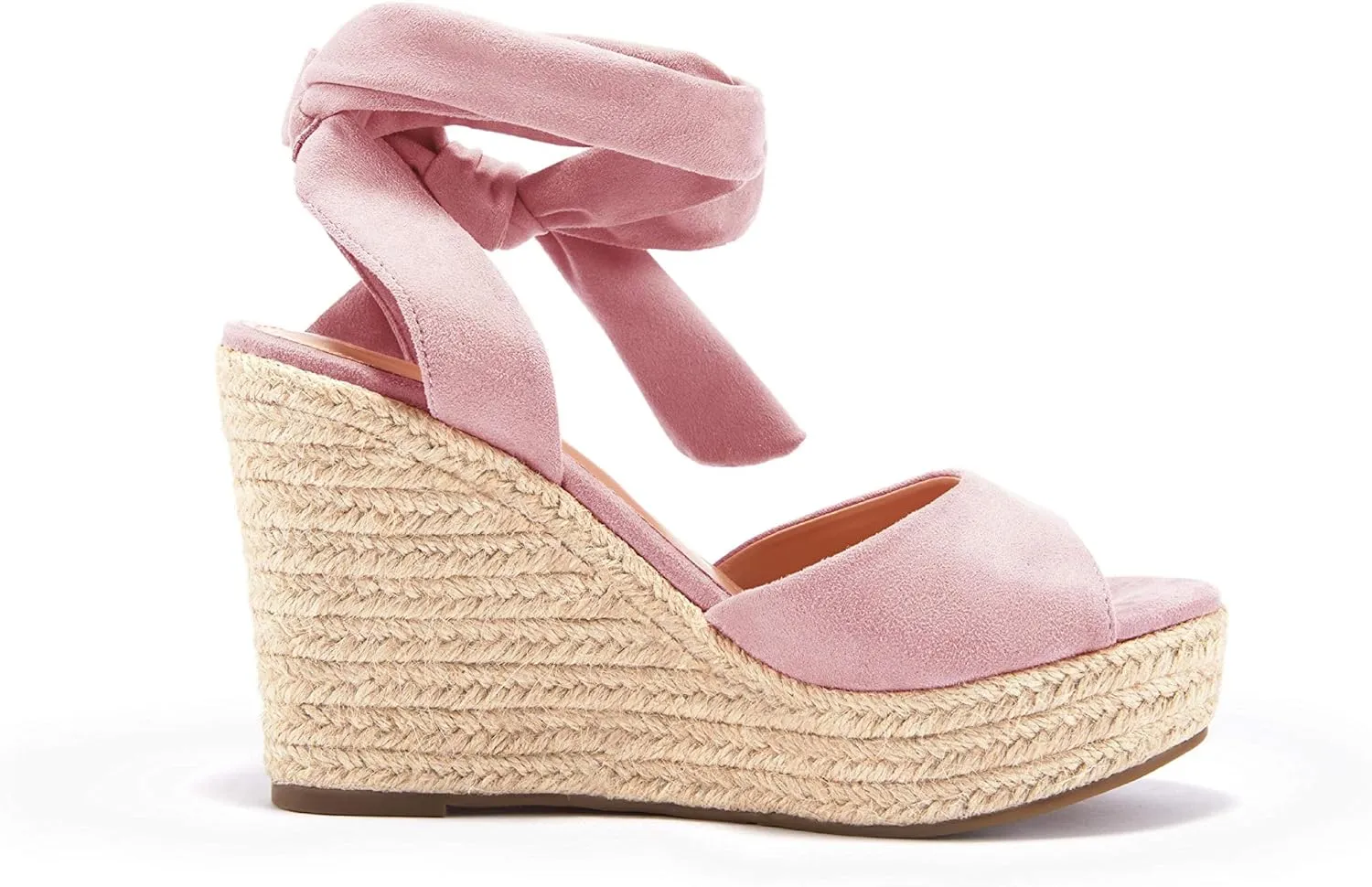 Liyuandian Womens Platform Espadrille Wedges Open Toe High Heel Sandals with Ankle Strap Buckle Up Shoes