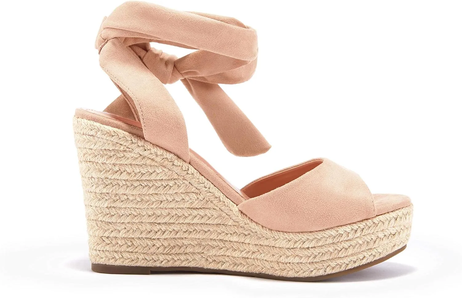 Liyuandian Womens Platform Espadrille Wedges Open Toe High Heel Sandals with Ankle Strap Buckle Up Shoes