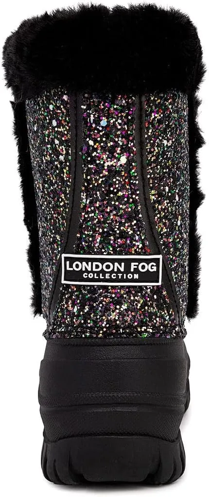 LONDON FOG Girls Youth and Toddler Icelyn Cold Weather Warm Lined Snow Boot girls boot in youth and toddler sizes