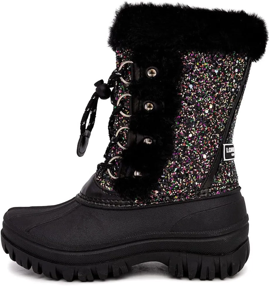 LONDON FOG Girls Youth and Toddler Icelyn Cold Weather Warm Lined Snow Boot girls boot in youth and toddler sizes