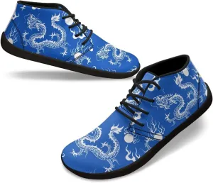 Low Top Shoes for Men PU Leather Barefoot Shoes Wide Toe Walking Shoes Zero Drop Non Slip Csual Sports Sneakers US 5-14