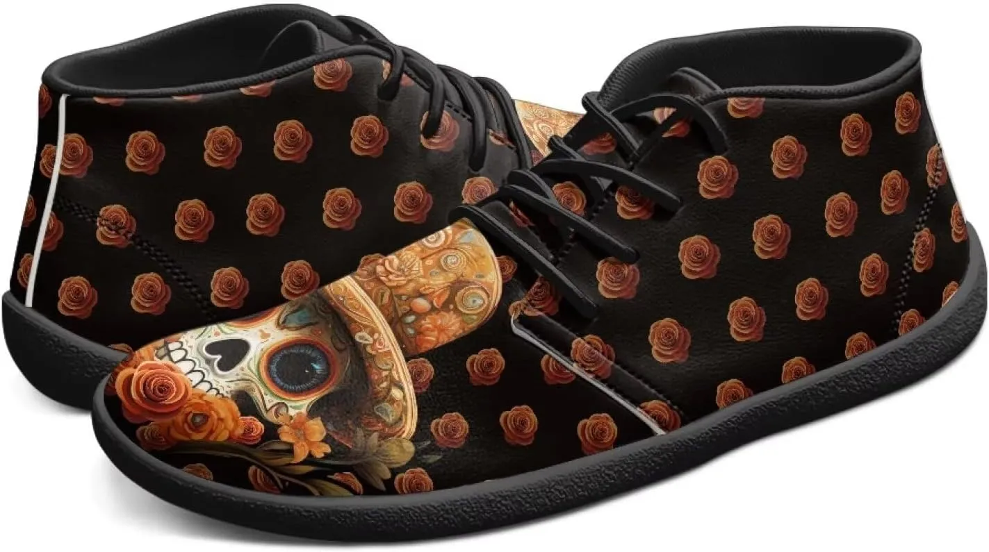 Low Top Shoes for Men PU Leather Barefoot Shoes Wide Toe Walking Shoes Zero Drop Non Slip Csual Sports Sneakers US 5-14