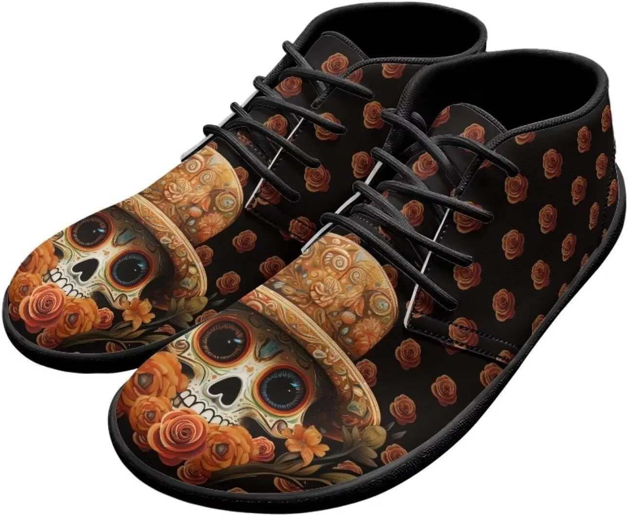 Low Top Shoes for Men PU Leather Barefoot Shoes Wide Toe Walking Shoes Zero Drop Non Slip Csual Sports Sneakers US 5-14