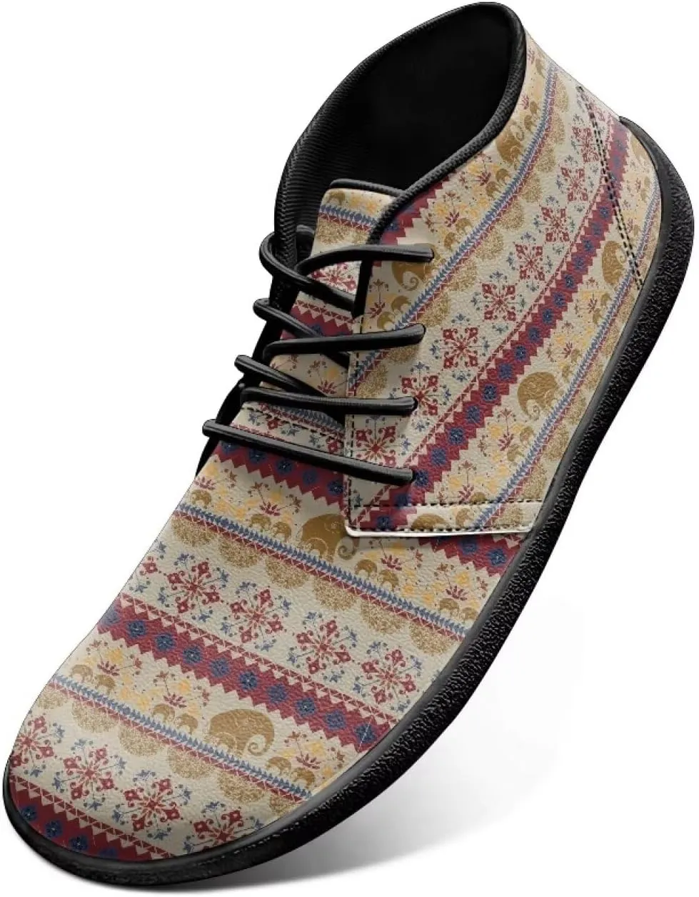 Low Top Shoes for Men PU Leather Barefoot Shoes Wide Toe Walking Shoes Zero Drop Non Slip Csual Sports Sneakers US 5-14