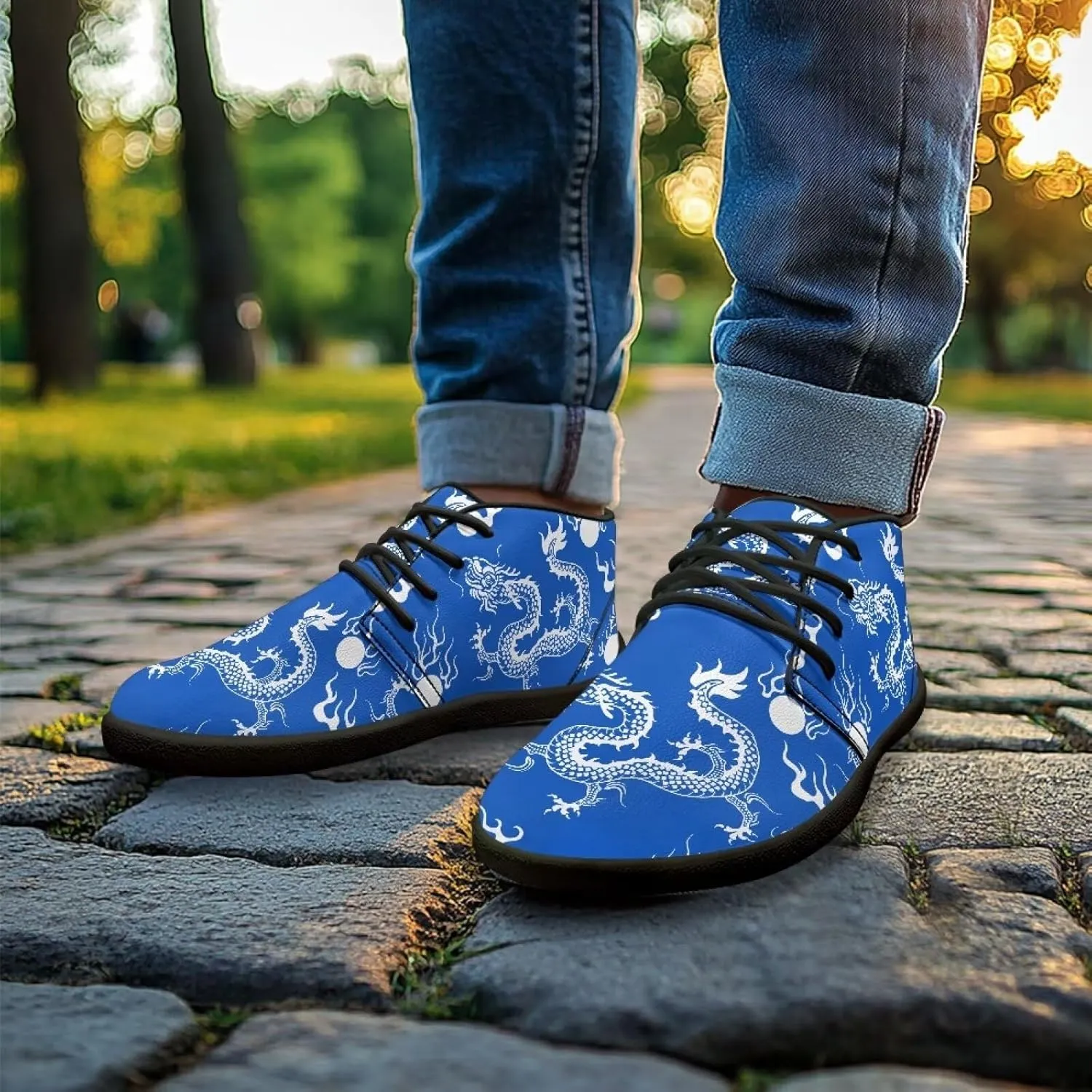 Low Top Shoes for Men PU Leather Barefoot Shoes Wide Toe Walking Shoes Zero Drop Non Slip Csual Sports Sneakers US 5-14
