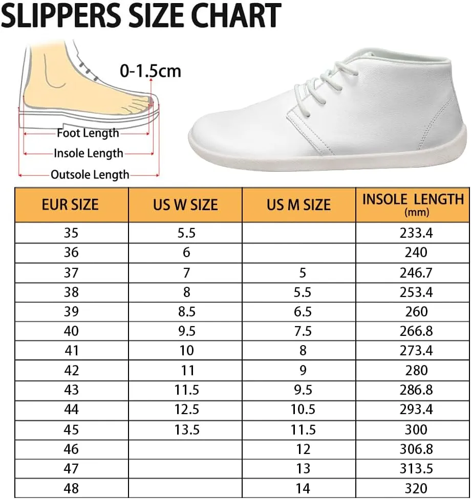 Low Top Shoes for Men PU Leather Barefoot Shoes Wide Toe Walking Shoes Zero Drop Non Slip Csual Sports Sneakers US 5-14