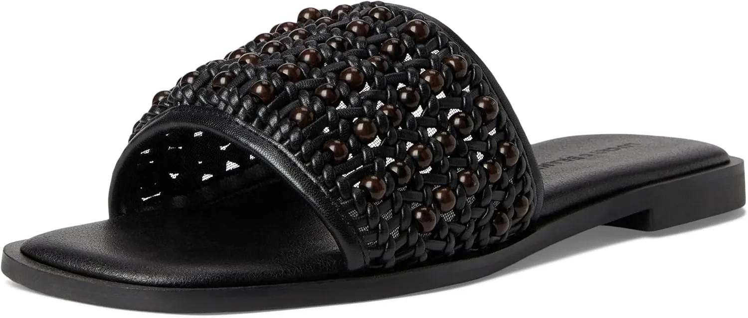 Lucky Brand Women's Gidya Beaded Flat Sandals